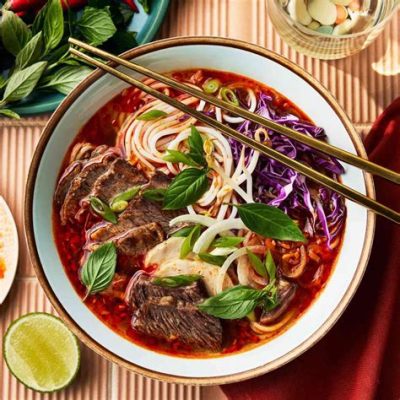  Bún Bò Huế: Một Món Ăn Ngập Tràn Hương Vị Hấp Dẫn và Sự Thật Thơn Gụi!